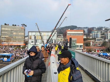 용산구, 북한남삼거리 보도육교 정밀안전진단 시행