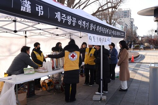 적십자봉사회 인천시협의회, 제주항공 참사 분향소서 봉사활동 펼쳐