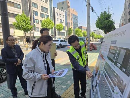 박성연 서울시의원, 광진구 지반침하 예방 위한 GPR 공동조사 현장 점검