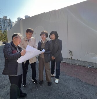 동대문구 성해란 의원, 홍릉동 6구역 재개발 현장 점검