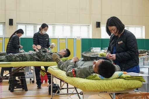 백령도에서 연평도로 이어지는 생명 나눔…  해병대 연평부대, 사랑의 헌혈 릴레이 동참