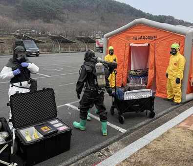 경남 119특수대응단,  도내 국가중요시설 대테러 합동훈련 실시