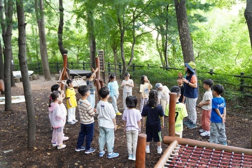 성동구, 유아숲체험원 3개소 개장... 아이들 숲에서 배우고 뛰논다