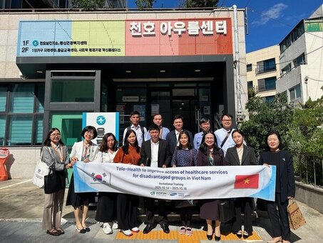 베트남 보건국 국장단, 강동구 천호보건지소 벤치마킹 방문