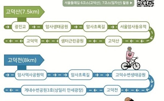 강동구, 강동산책길 따라 걸으며 즐기는 ‘모바일 스탬프 투어’ 운영