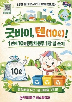 동대문구, 서울시 생활폐기물 감량․재활용 성과평가 ‘우수구’ 선정