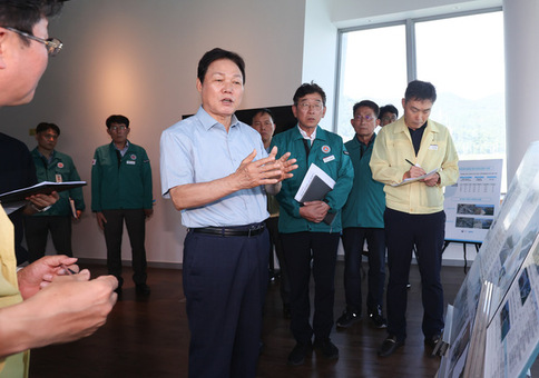 경남도, 낙동강 녹조 대응 현장 점검